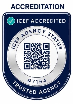 ICEF Accredited Agency — Trusted Agency Status #7164
